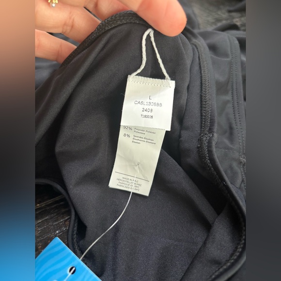 One Piece Swimsuit for Women Bathing Suit Cut Out Cross Back Tie Deep V Neck - Picture 9 of 9